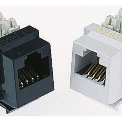 MÓDULO SOQUETE UTP RJ45 CAT6 COM TERMINAIS